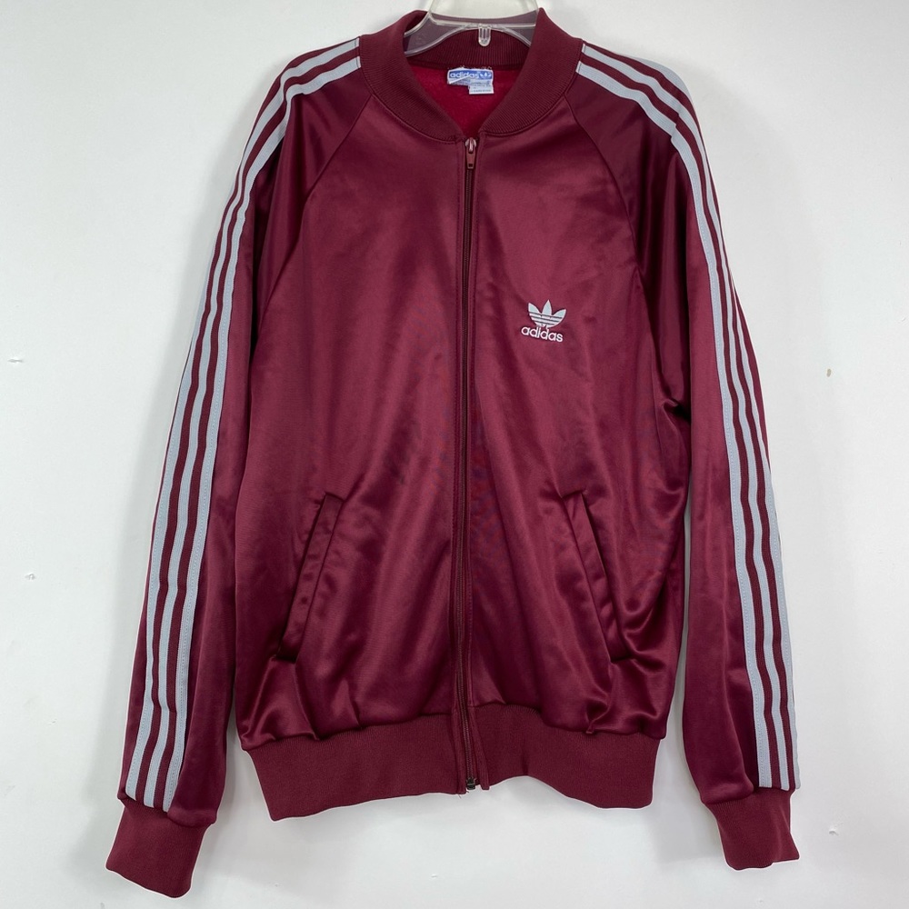 Adidas Vintage ATP Keyrolan Jacket Maroon Run DMC